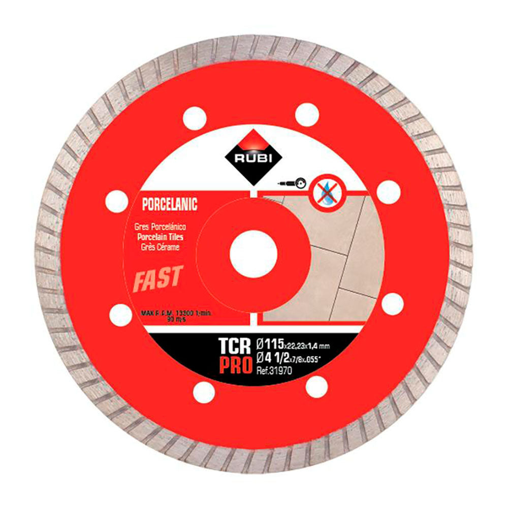 Disco diamante tcr Ã¸115mm superpro 31970 rubi_0