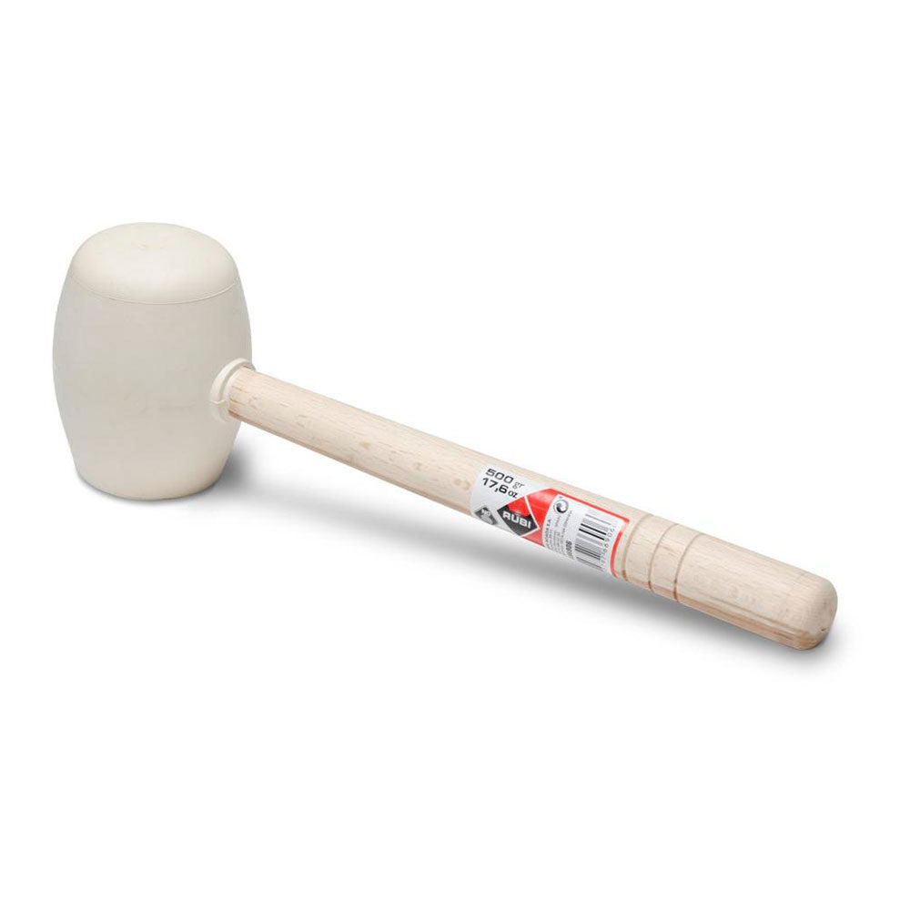 MaÃ§o de borracha branco 500g 66906 rubi_0