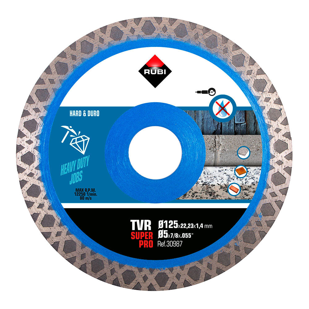 Disco de diamante tvr Ã¸125mm superpro r30987 rubi_0