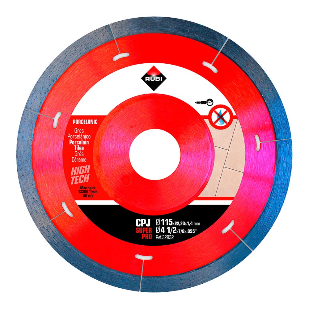 Disco de diamante cpj Ã¸115mm superpro r32932 rubi_0
