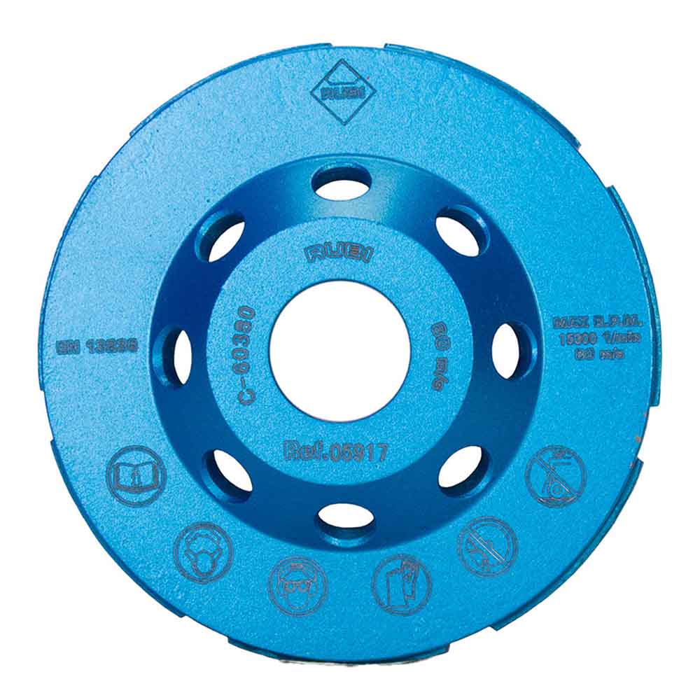 Muela desbaste doble corona para hormigÃ³n Ã¸100mm r5917 rubi_0