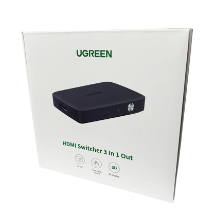 Ugreen switch splitter splitter switch HDMI - 3x HDMI 4K 30Hz black (CM332 80125)_4