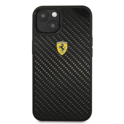 Ferrari FEHCP13SFCABK iPhone 13 mini 5.4&quot; black/black hardcase On Track Real Carbon_2
