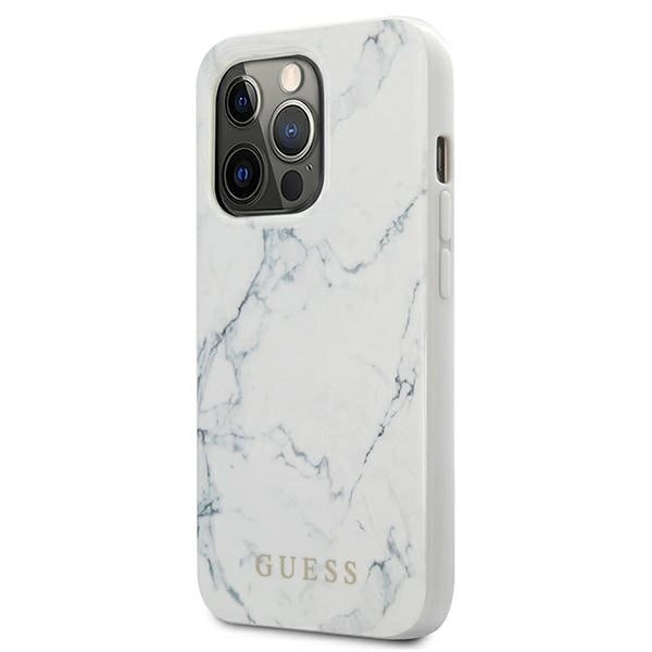 Guess Marble Case for iPhone 13 Pro / 13 - White_1