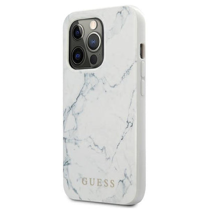 Guess Marble Case for iPhone 13 Pro / 13 - White_1