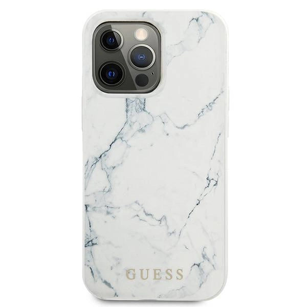 Guess Marble Case for iPhone 13 Pro / 13 - White_2