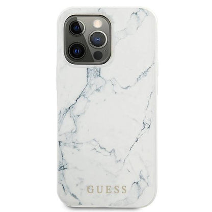 Guess Marble Case for iPhone 13 Pro / 13 - White_2