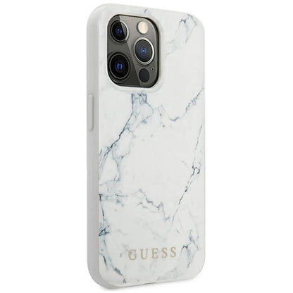 Guess Marble Case for iPhone 13 Pro / 13 - White_3