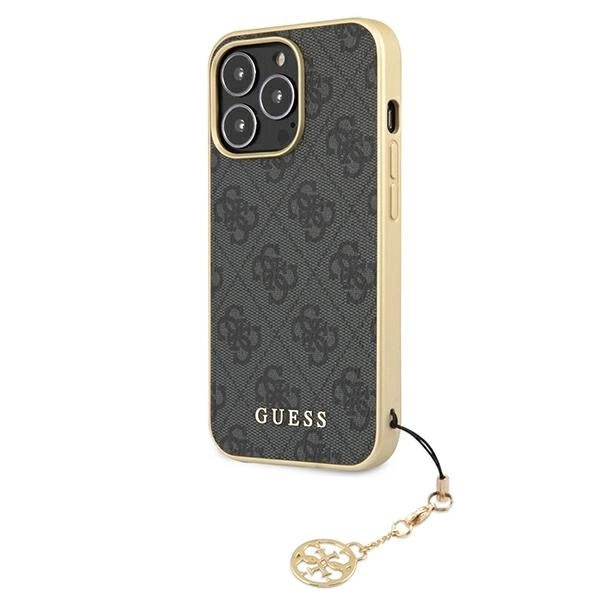 Guess GUHCP13XGF4GGR iPhone 13 Pro Max 6.7" grey/grey hardcase 4G Charms Collection_1