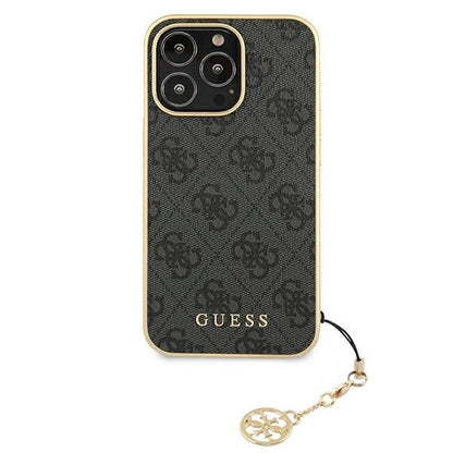 Guess GUHCP13XGF4GGR iPhone 13 Pro Max 6.7" grey/grey hardcase 4G Charms Collection_2