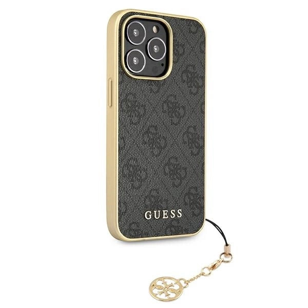 Guess GUHCP13XGF4GGR iPhone 13 Pro Max 6.7" grey/grey hardcase 4G Charms Collection_3