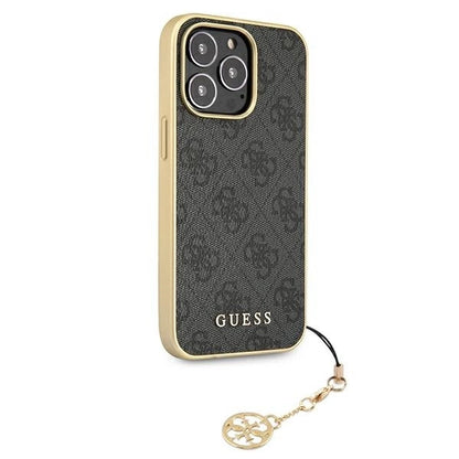 Guess GUHCP13XGF4GGR iPhone 13 Pro Max 6.7" grey/grey hardcase 4G Charms Collection_3