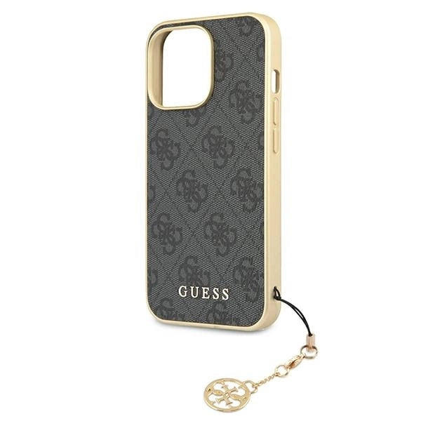 Guess GUHCP13XGF4GGR iPhone 13 Pro Max 6.7" grey/grey hardcase 4G Charms Collection_5