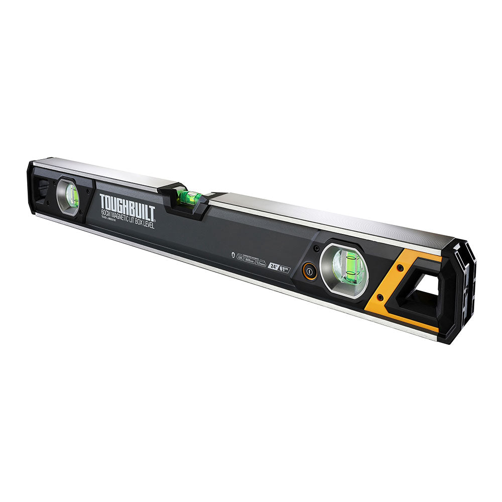 NÃ­vel magnÃ©tico bolha tubular iluminada de 60cm tb-h2-l-m60-lh-m tough built_0