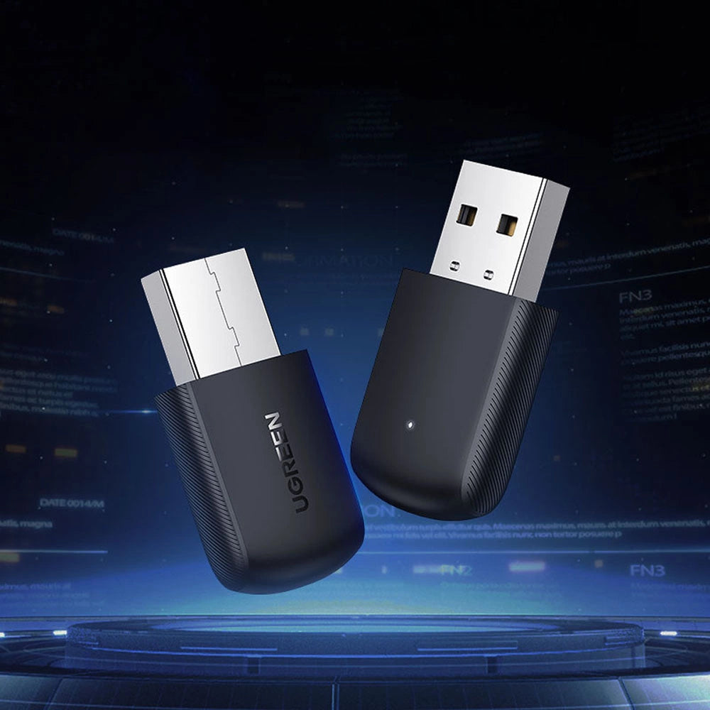 Ugreen dual-band adapter external USB network card - WiFi 11ac AC650 black (CM448)_4