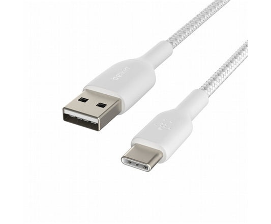 CAVO INTRECCIATO DA USB-C A USB-A 3M - BIANCO_0