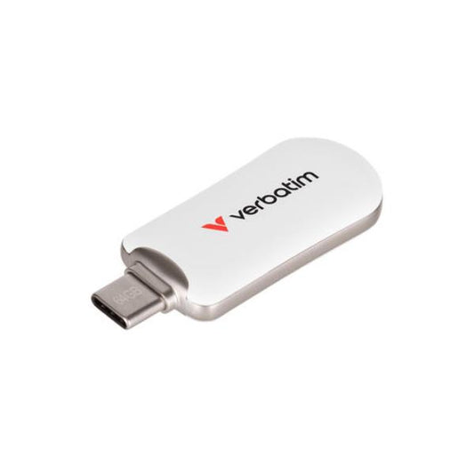 Verbatim Plectra White     256GB USB-C Flash Drive          30230_0