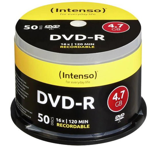 1x50 Intenso DVD-R 4,7GB 16x Speed, Cakebox_0