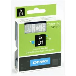 Fita Adesiva DYMO / Branco em Transparente / 12mm x 7m_0