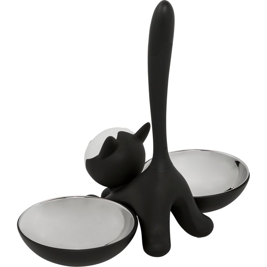 Tigela para Gato Alessi / Preto / AMMI09 B_0