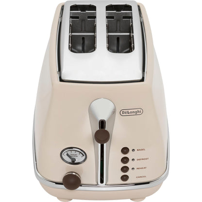 Torradeira De'Longhi Icona Vintage CTOV 2103.BG Bege
