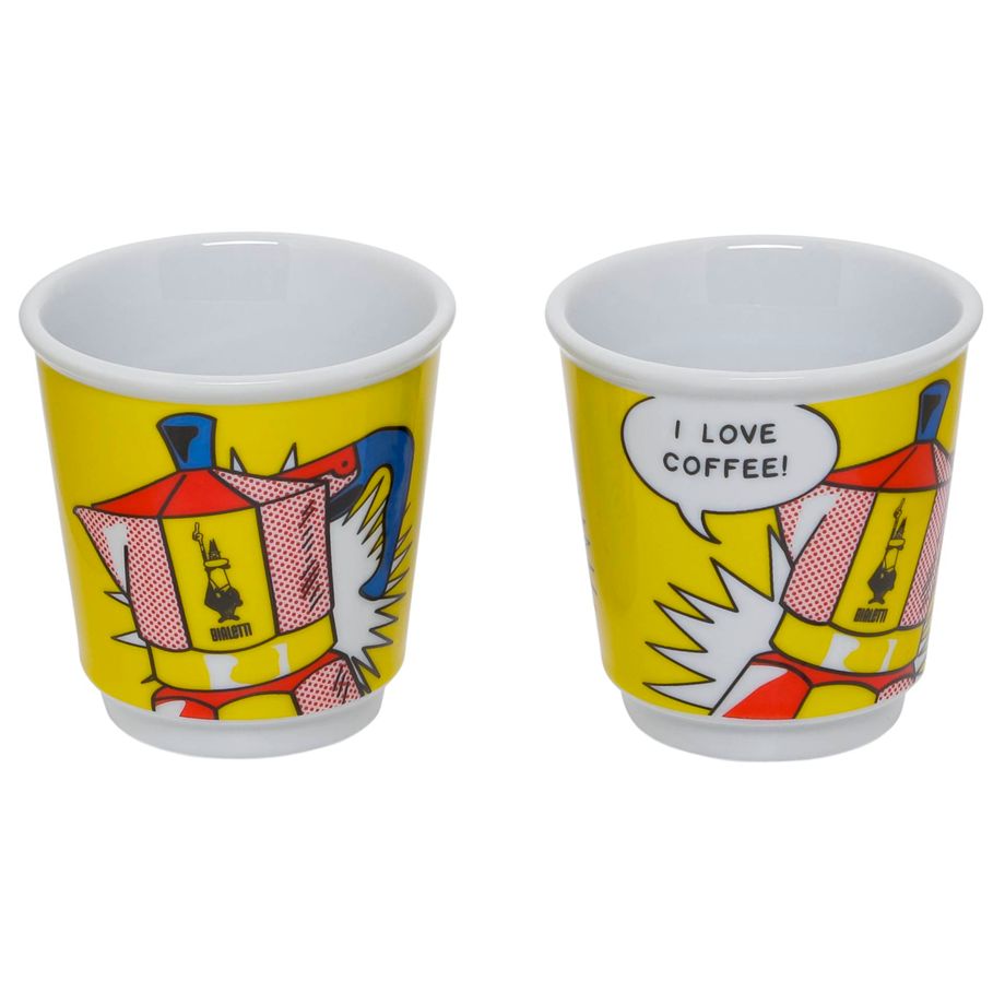 Bule Bialetti MINI EXPRESS Set Lichtenstein / Preto / 0001405_0