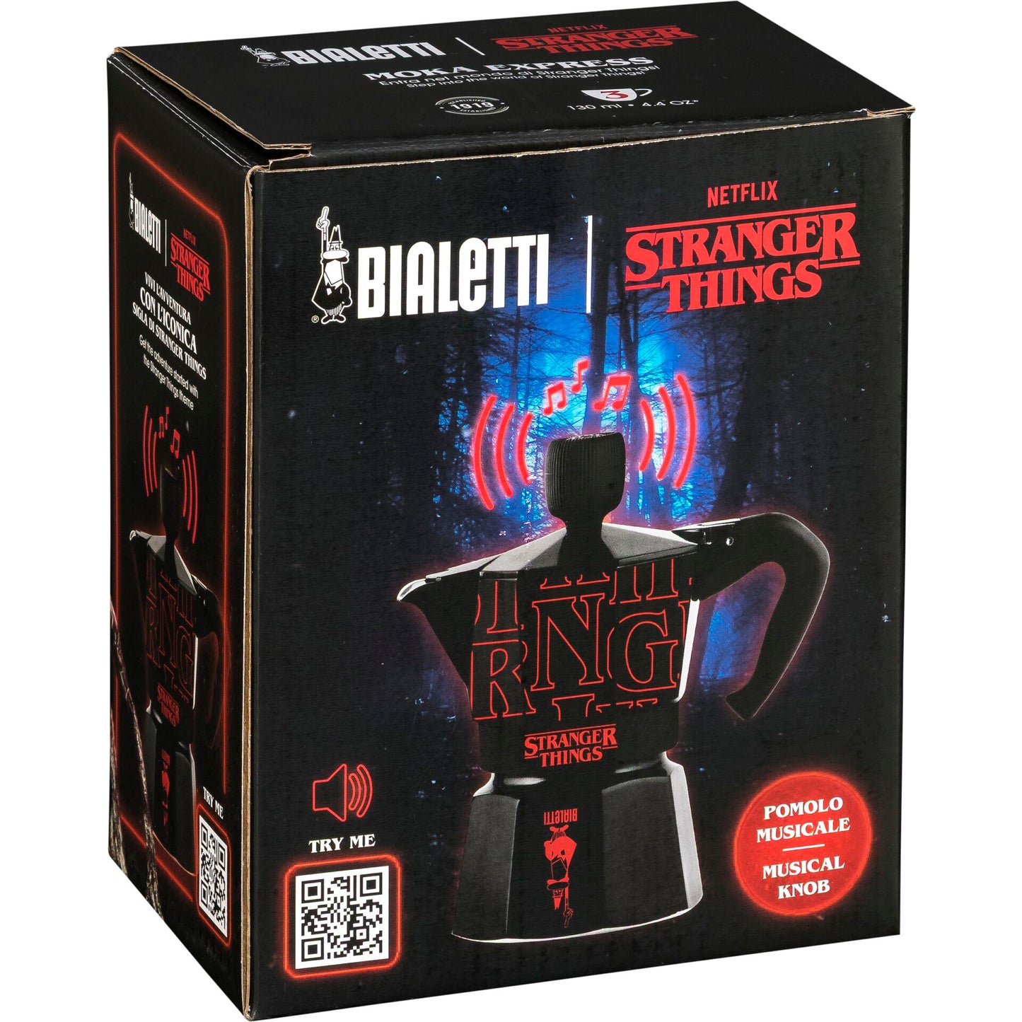 Cafeteira Bialetti Moka Express 3TZ Stranger Things