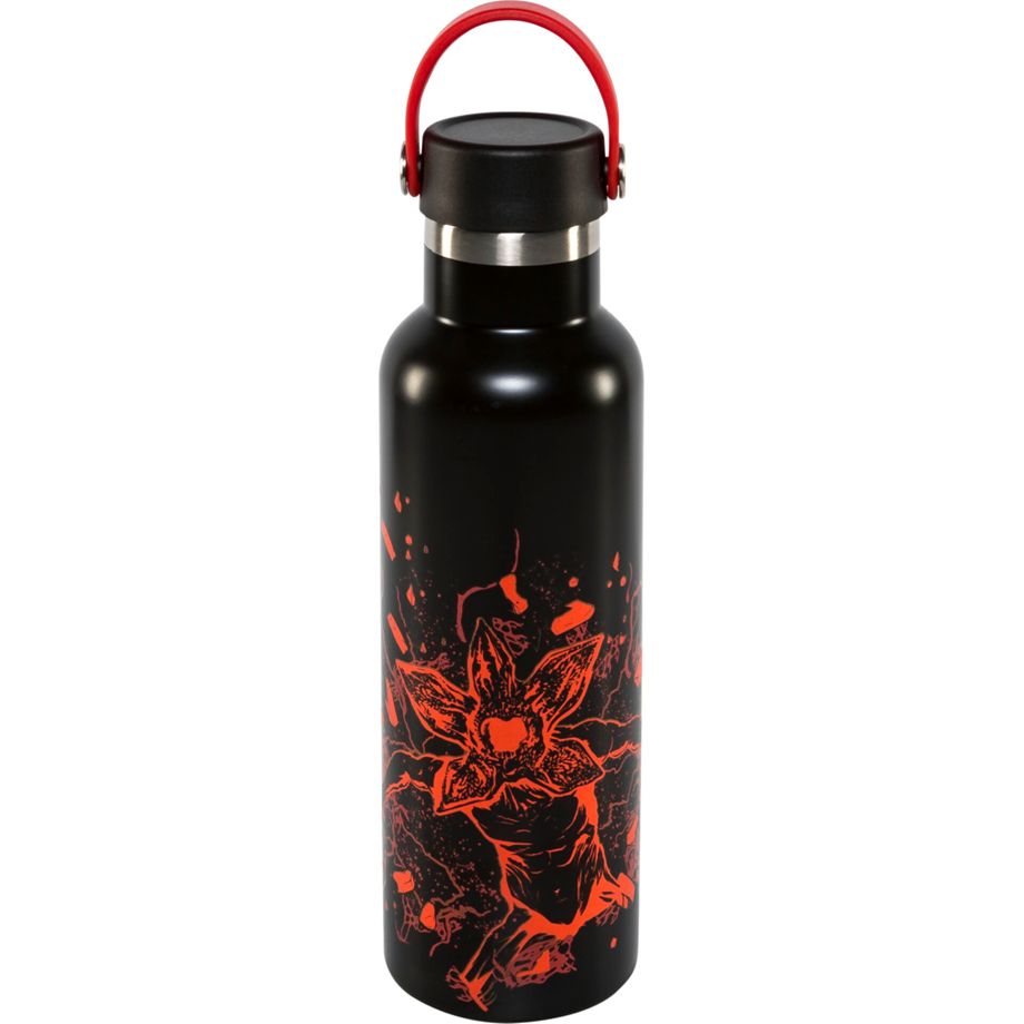 Garrafa Térmica Bialetti Stranger Things 600ml Preto Brilha no Escuro