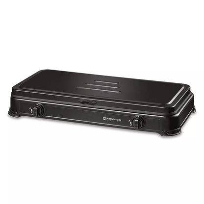 Fogão a Gás Kemper 2 Queimadores Butano/Propano Esmaltado Preto