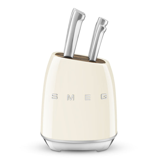 SMEG KNIFE BLOCK 50's STYLE CREAM KBSF02CR_0