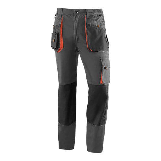 CalÃ§as "top range" cinzento/preto/laranja. tamanho xxl. juba_0