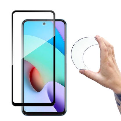 Wozinsky Full Cover Flexi Nano Glass Film Tempered Glass With Frame Xiaomi Redmi 10 Black_0