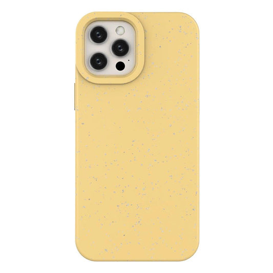 Eco Case Case for iPhone 12 Pro Silicone Cover Phone Cover Yellow_0