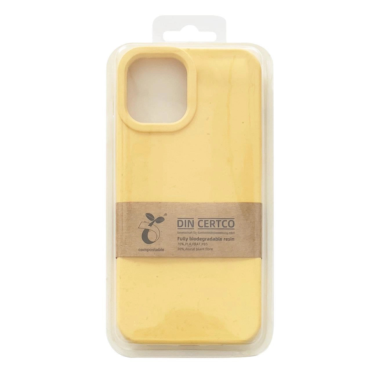 Eco Case Case for iPhone 12 Pro Silicone Cover Phone Cover Yellow_2