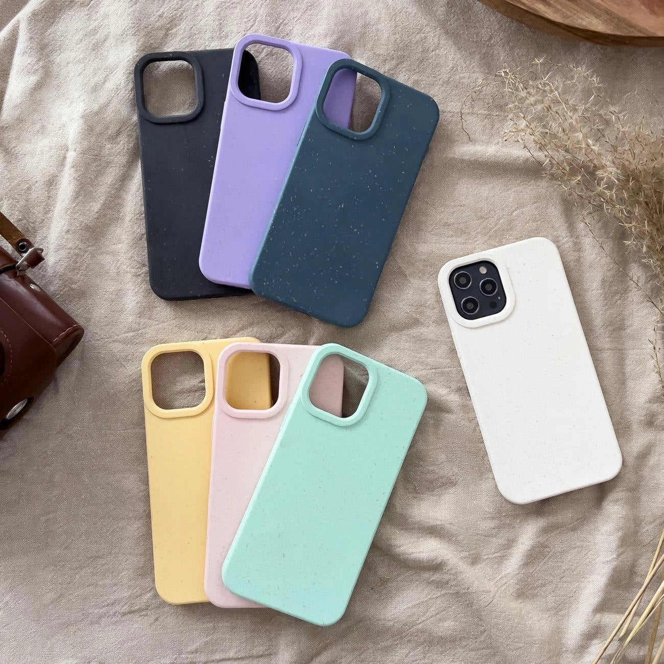 Eco Case Case for iPhone 12 Pro Silicone Cover Phone Cover Yellow_4