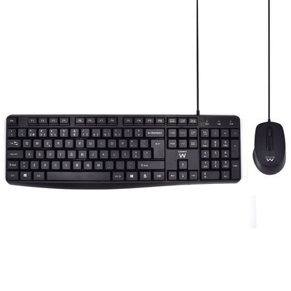 Teclado + Rato Ewent EW3007 PT-PT Preto