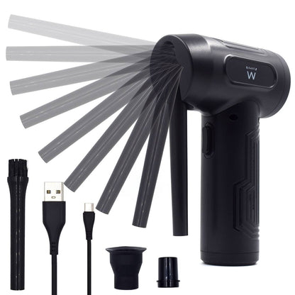 Spray Elétrico Eliminador de Pó Ewent EW5607 Recarregável 7500mAh 60W 60000RPM Preto