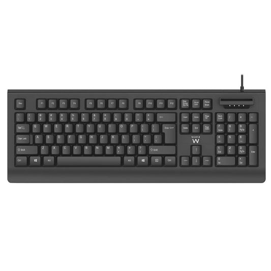 Teclado Ewent EW3287 USB PT com Leitor de Cartão Inteligente
