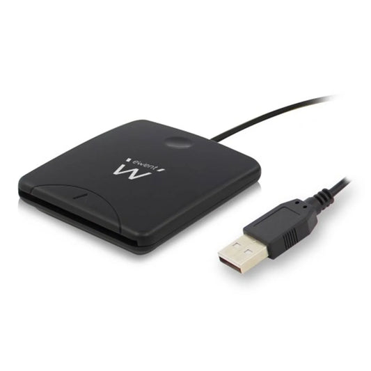 Leitor Cartão Cidadão Ewent EW1052 USB 2.0 Preto