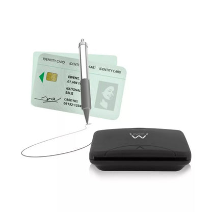 Leitor Cartão Cidadão Ewent EW1052 USB 2.0 Preto