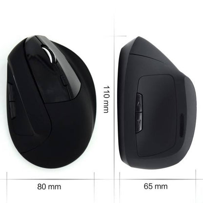 Rato Óptico Ewent EW3158 Ergonómico Vertical Wireless 1600 DPI Preto