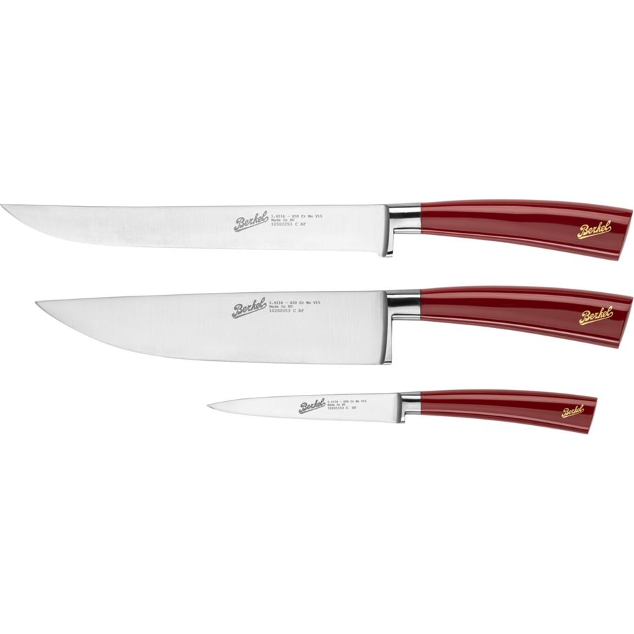 Conjunto de Facas Berkel / Vermelho / KEP3CS00SRRGB_3