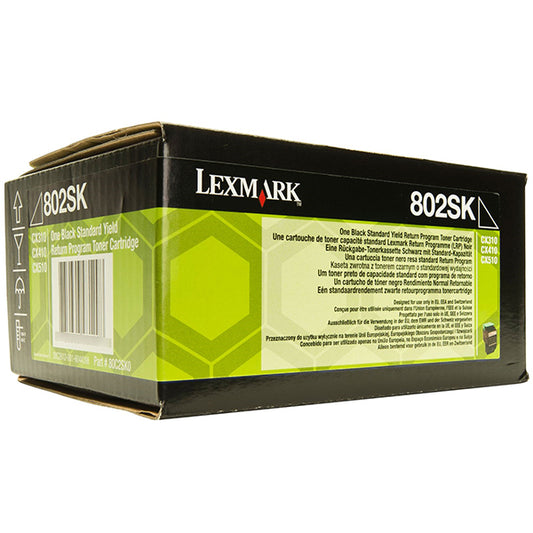 Lexmark Toner 80C2SK0 / 802SK XL Black_0