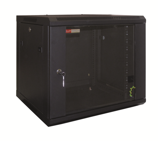 WP WPN-RWB-12606-B armario rack 12U Bastidor de pared Negro_1