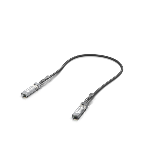 Cabo Rede Sfp+ Ubiquiti Preto 50 Cm/Fibra Óptica