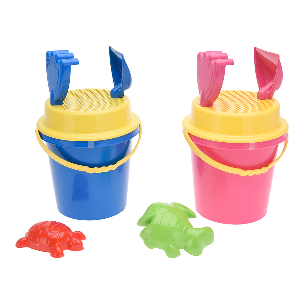 Conjunto de balde de praia infantil 17cm com 5 acessÃ³rios_0