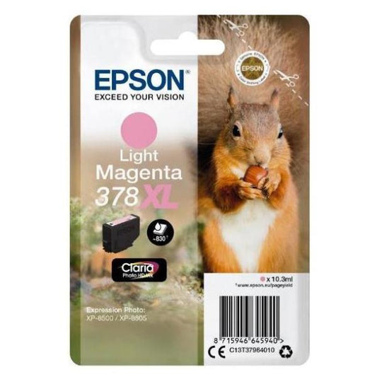 Epson ink cartridge 378 XL light magenta Claria Photo HD   T 3796_0