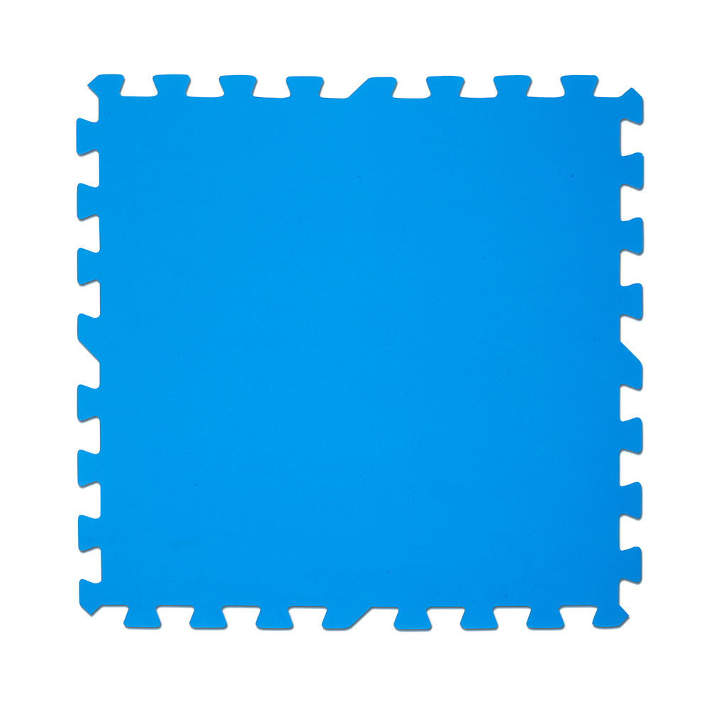 Protetor de chÃ£o de piscina, azul. 50 x 50 cm. 9 unidades_0
