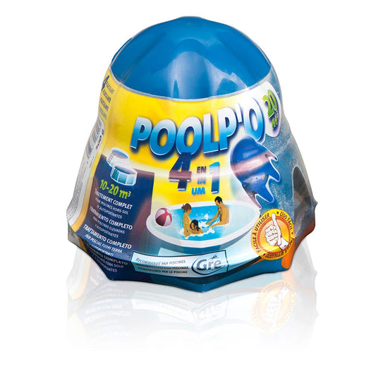 Tratamento para piscinas removÃ­veis poolp'o 10 - 20 mÂ³ de 500 g_0