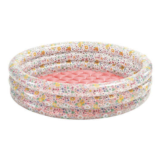 Piscina inflÃ¡vel infantil, com estampa de flores, Ã¸86 x 25 cm_0